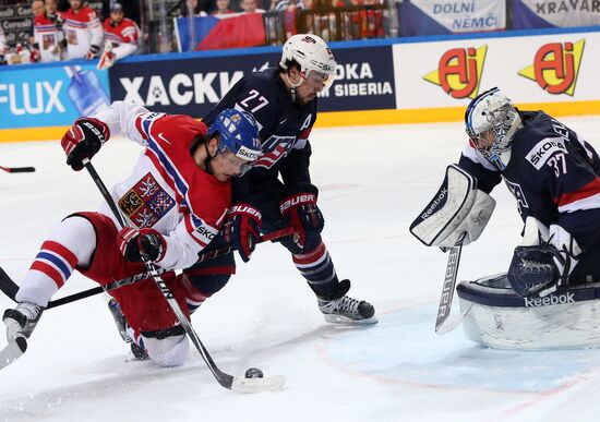 2015 IIHF World Championship. Third-place match. Czech Republic vs. USA