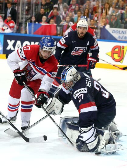 2015 IIHF World Championship. Third-place match. Czech Republic vs. USA