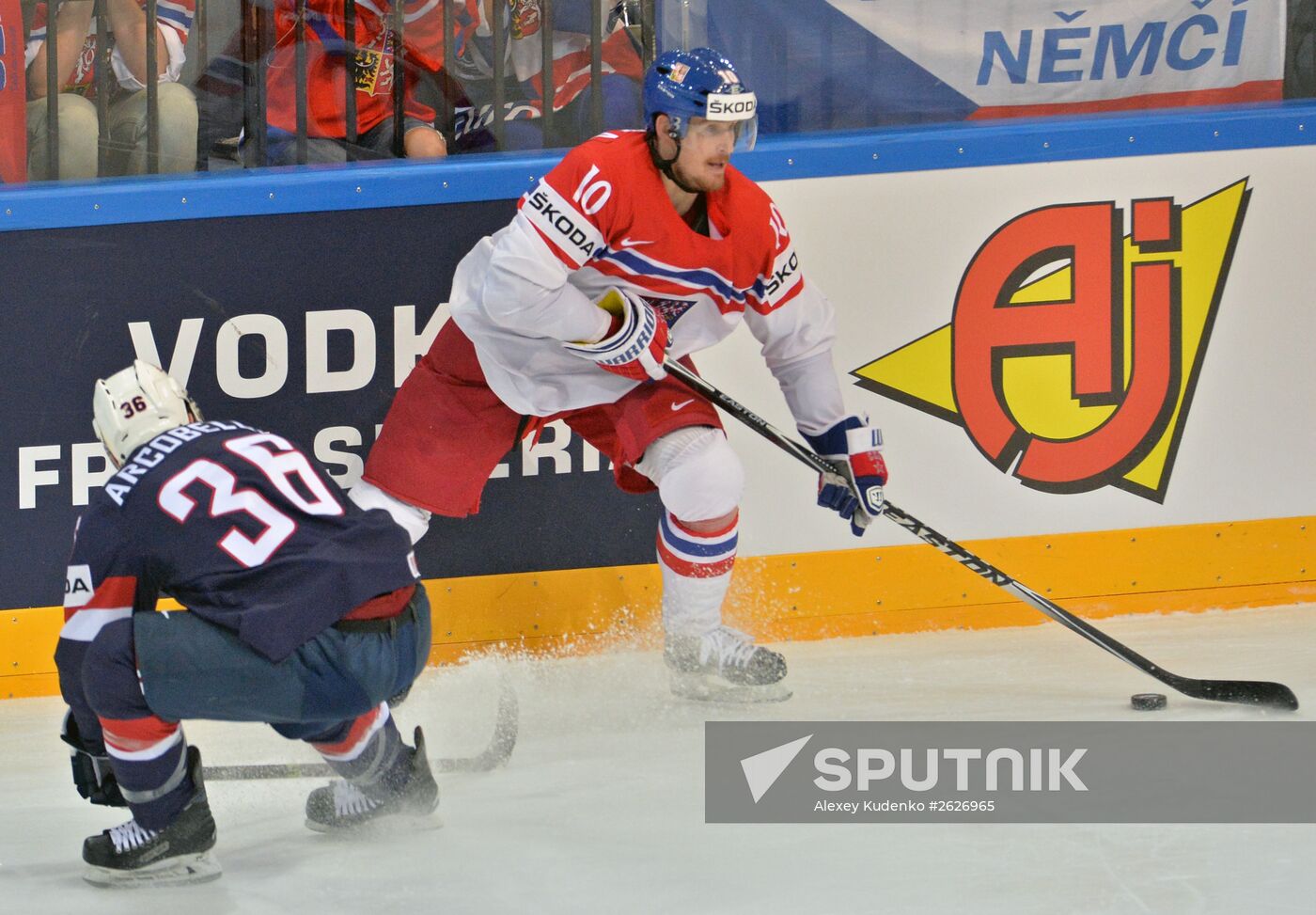 2015 IIHF World Championship. Third-place match. Czech Republic vs. USA