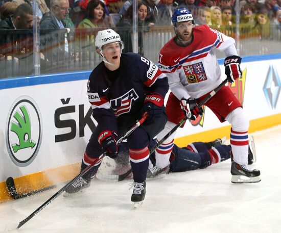 2015 IIHF World Championship. Third-place match. Czech Republic vs. USA