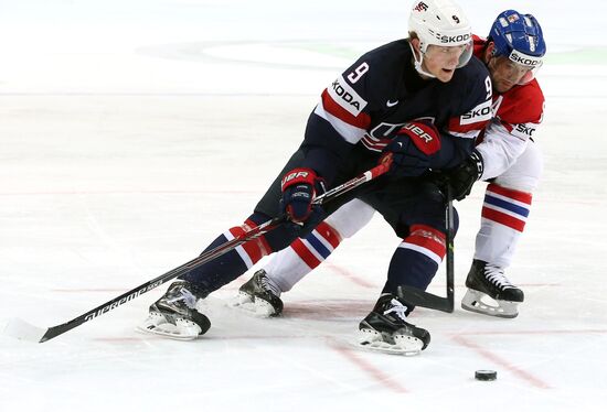2015 IIHF World Championship. Third-place match. Czech Republic vs. USA
