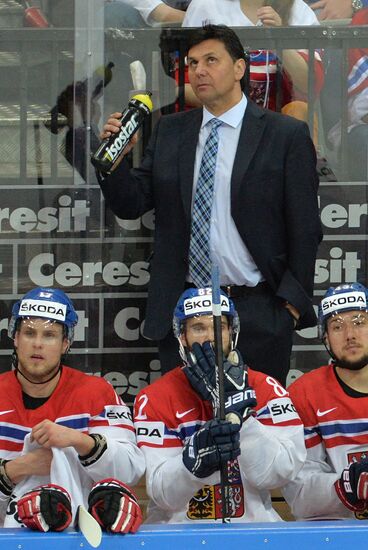 2015 IIHF World Championship. Third-place match. Czech Republic vs. USA