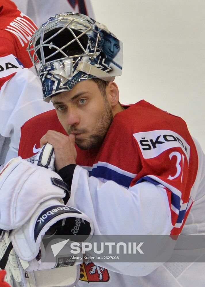 2015 IIHF World Championship. Third-place match. Czech Republic vs. USA