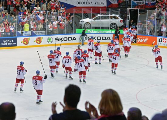 2015 IIHF World Championship. Third-place match. Czech Republic vs. USA