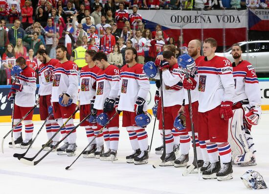 2015 IIHF World Championship. Third-place match. Czech Republic vs. USA