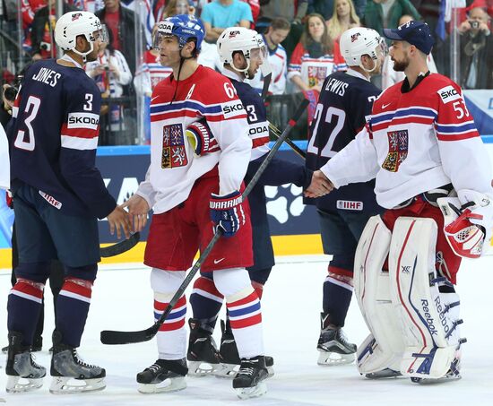 2015 IIHF World Championship. Third-place match. Czech Republic vs. USA