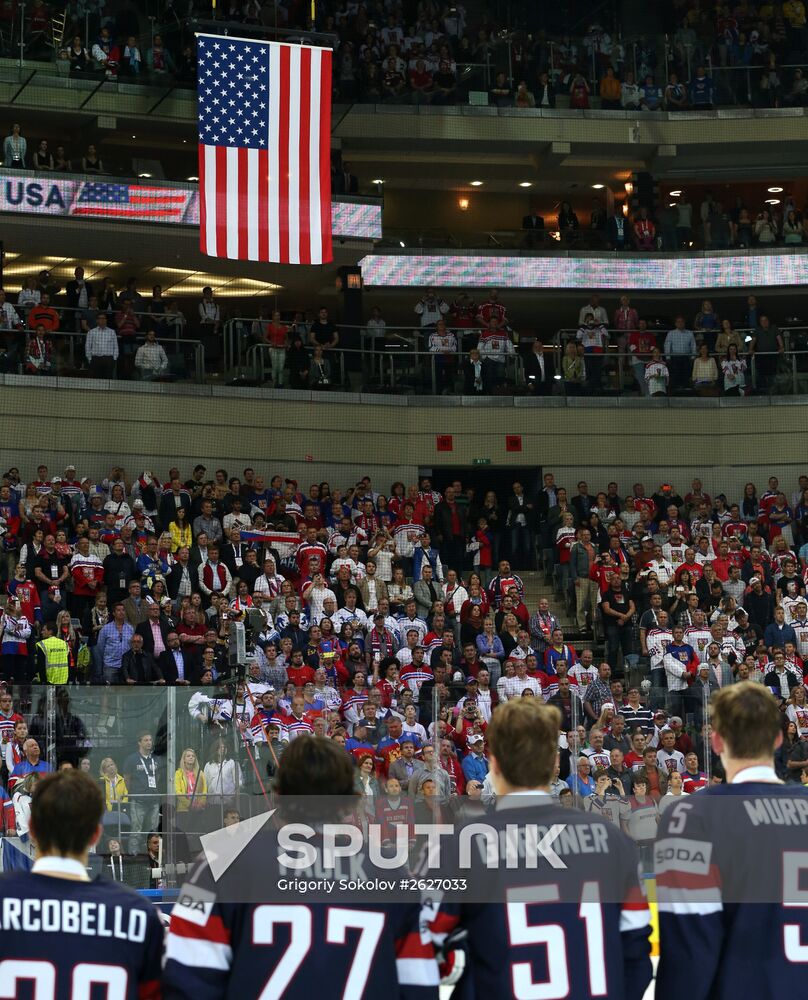 2015 IIHF World Championship. Third-place match. Czech Republic vs. USA