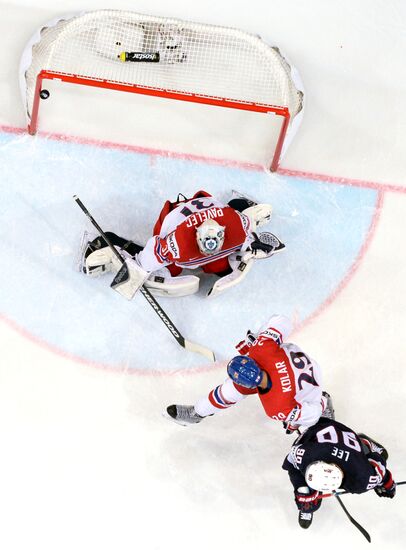 2015 IIHF World Championship. Third-place match. Czech Republic vs. USA