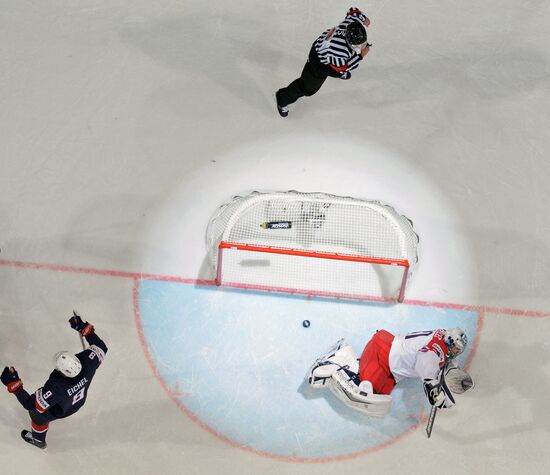 2015 IIHF World Championship. Third-place match. Czech Republic vs. USA