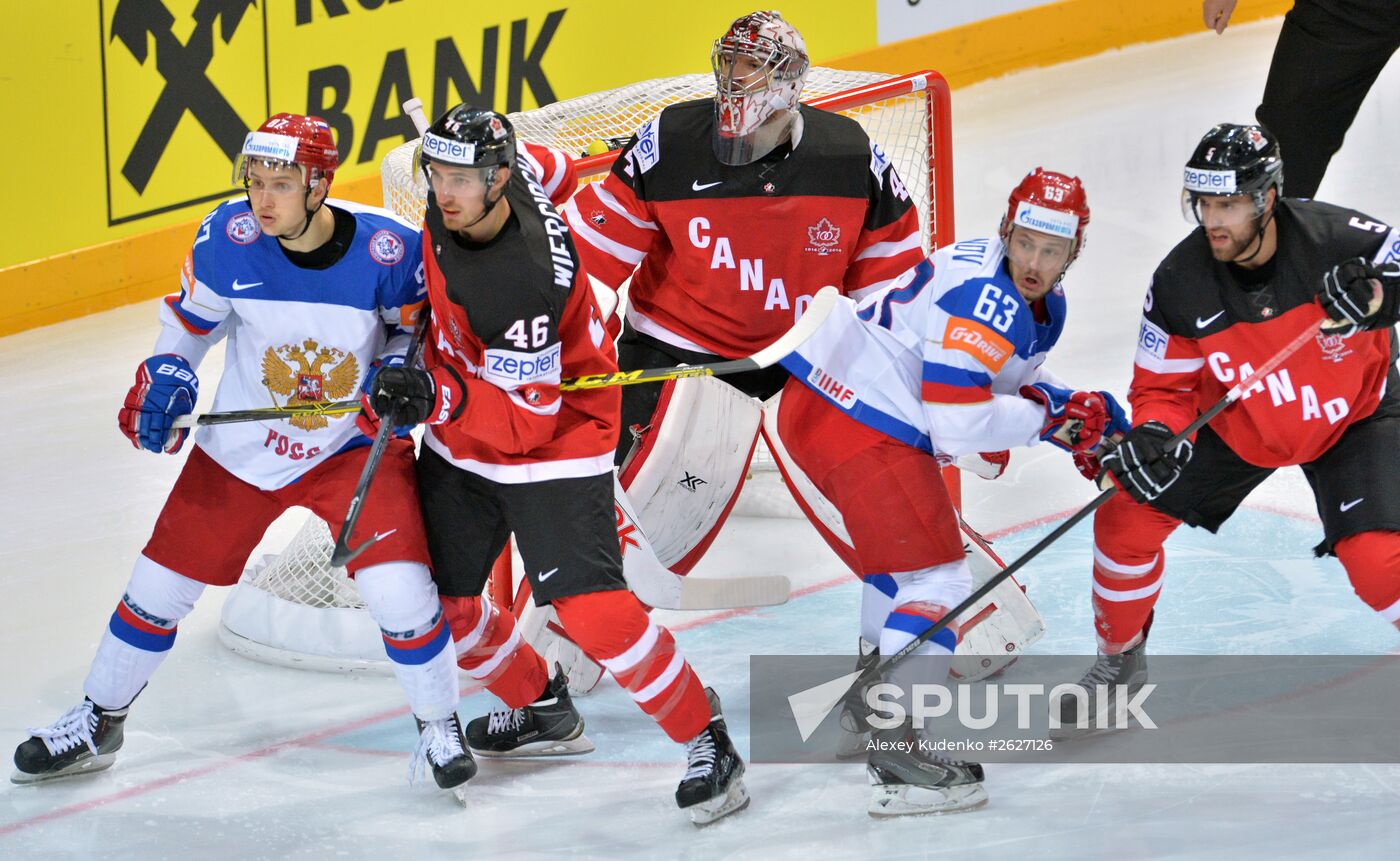 2015 IIHF World Championship. Finals. Canada vs. Russia