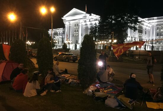 Anti-government protests in Macedonia
