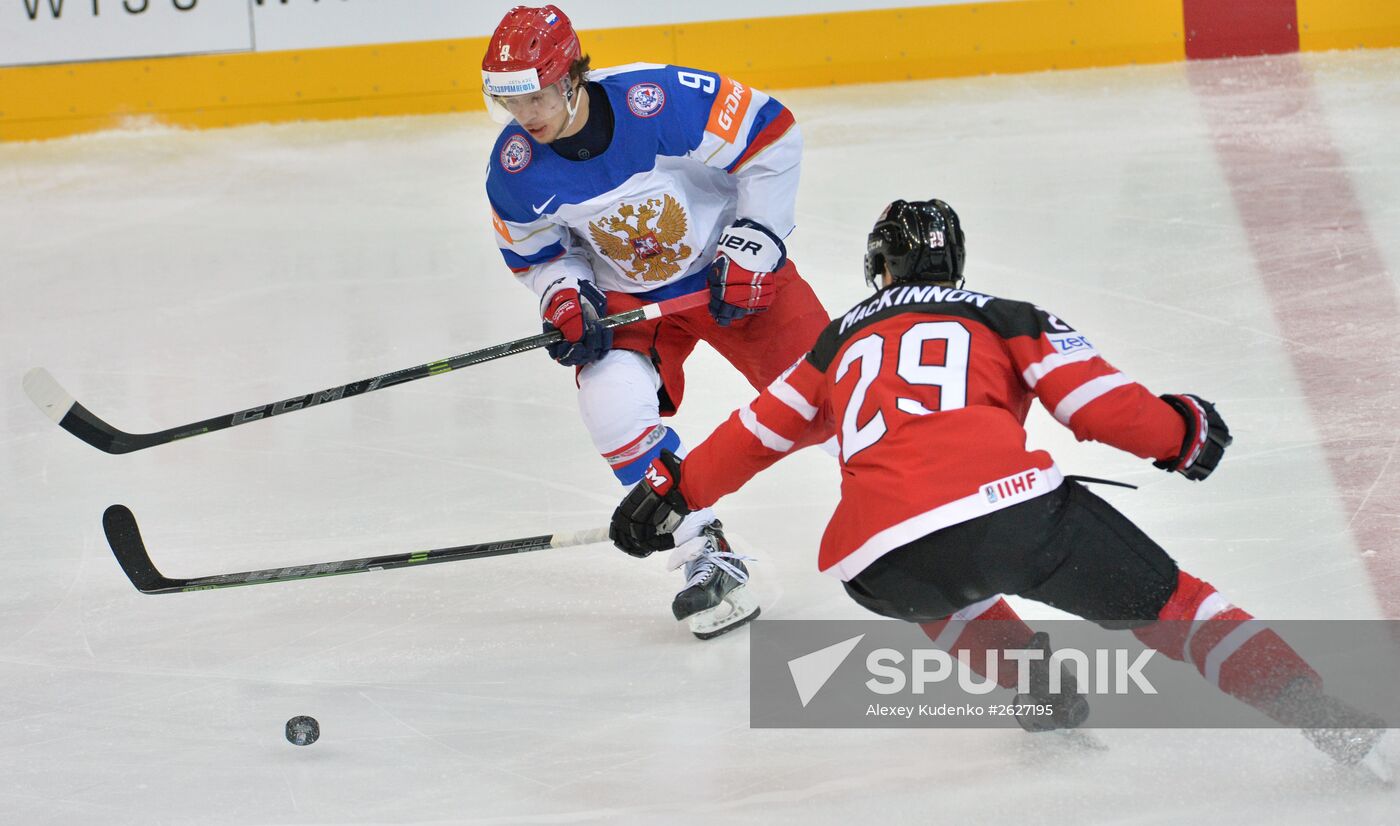 2015 IIHF World Championship. Finals. Canada vs. Russia