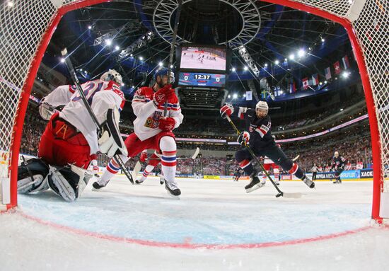 2015 IIHF Ice Hockey World Championship. Bronze medal match. Czech Republic vs. USA