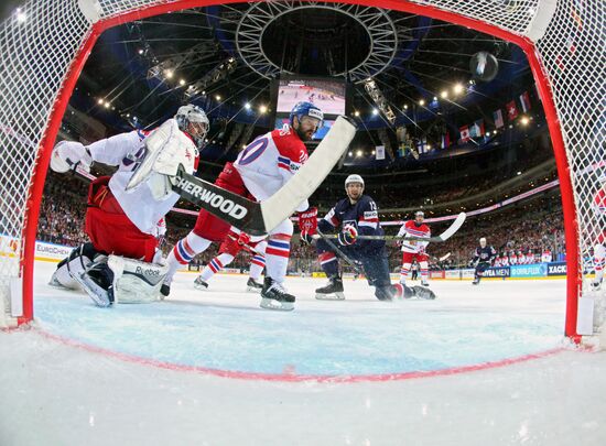 2015 IIHF Ice Hockey World Championship. Bronze medal match. Czech Republic vs. USA