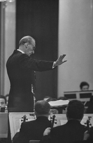 Conductor Yevgeny Mravinsky