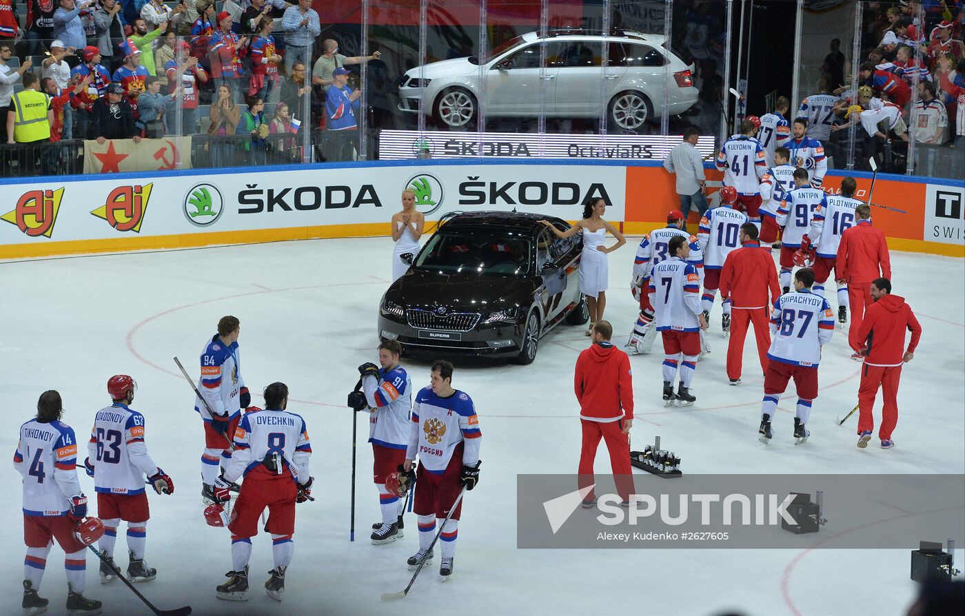2015 IIHF World Championship. Finals. Canada vs. Russia