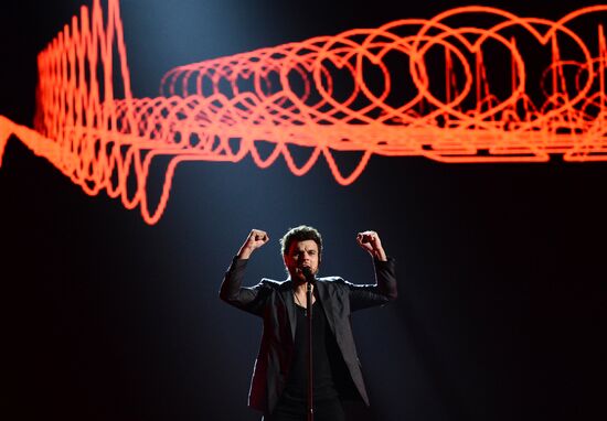 Rehearsal of first semi-final of Eurovision Song Contest 2015 in Vienna