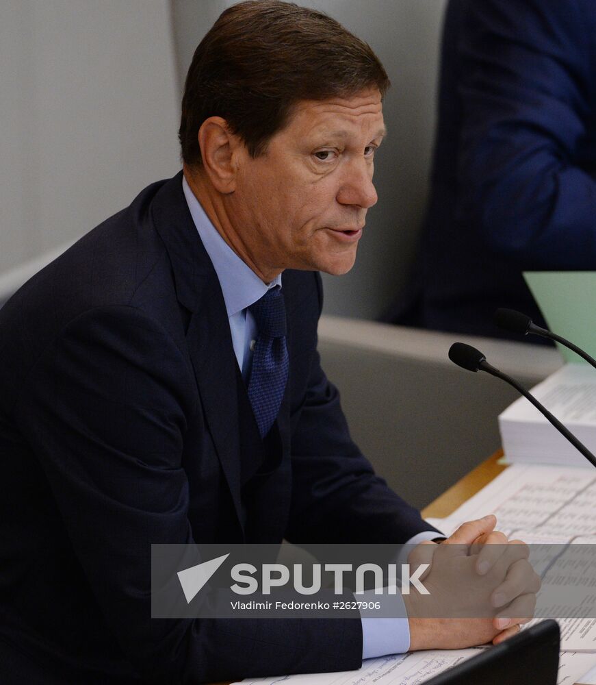 Plenary meeting of the State Duma of the Russian Federation