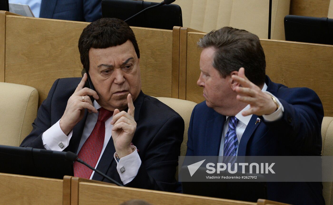 Plenary meeting of the State Duma of the Russian Federation