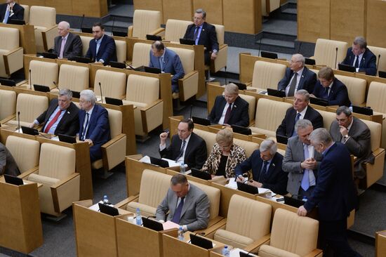 Plenary meeting of the State Duma of the Russian Federation
