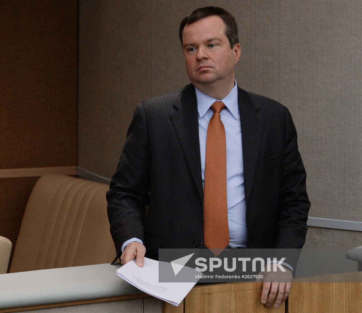 Plenary meeting of the State Duma of the Russian Federation