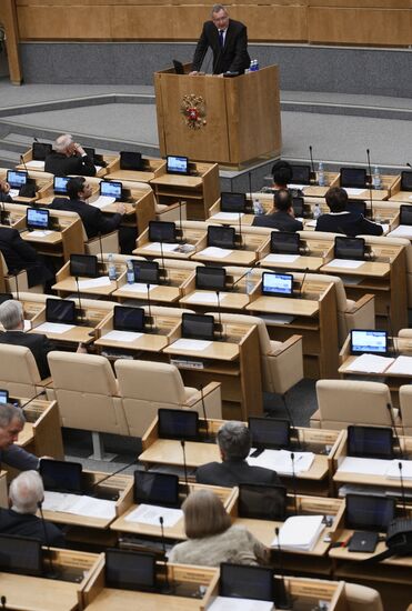 Plenary meeting of the State Duma of the Russian Federation