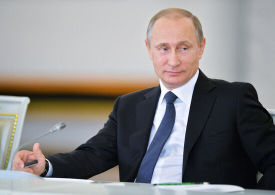 Russian President Vladimir Putin chairs joint meeting of councils on inter-ethnic relations and Russian language
