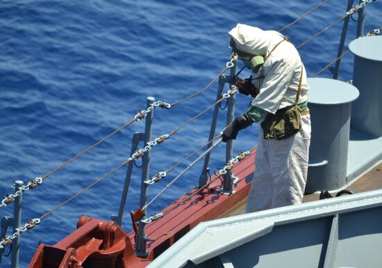 Russian-Chinese drills "Joint Sea-2015" in the Mediterranean