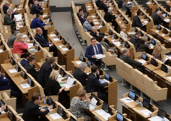 State Duma plenary session