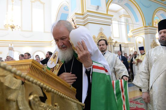 Patriarch Kirill of Moscow and All Russia visits Ulyanovsk. Day Two