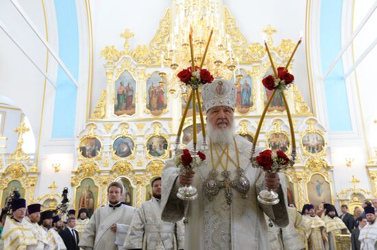 Patriarch Kirill of Moscow and All Russia visits Ulyanovsk. Day Two