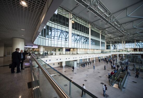 Opening new segment of Domodedovo airport's passenger terminal