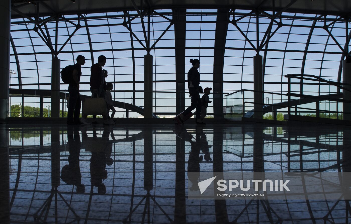 Opening new segment of Domodedovo airport's passenger terminal