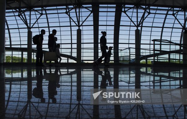 Opening new segment of Domodedovo airport's passenger terminal