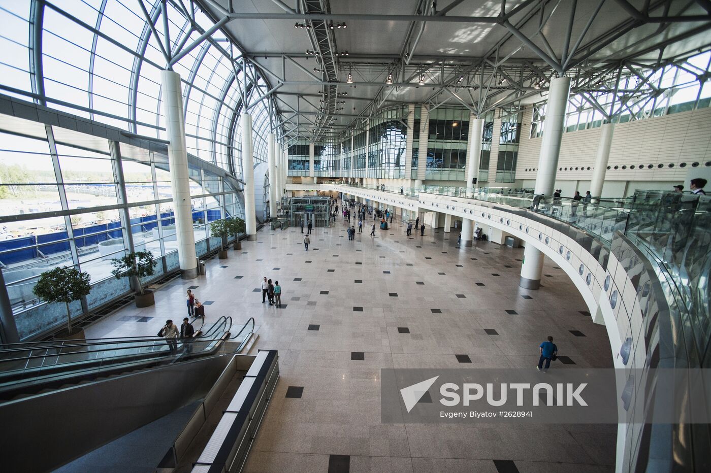 Opening new segment of Domodedovo airport's passenger terminal