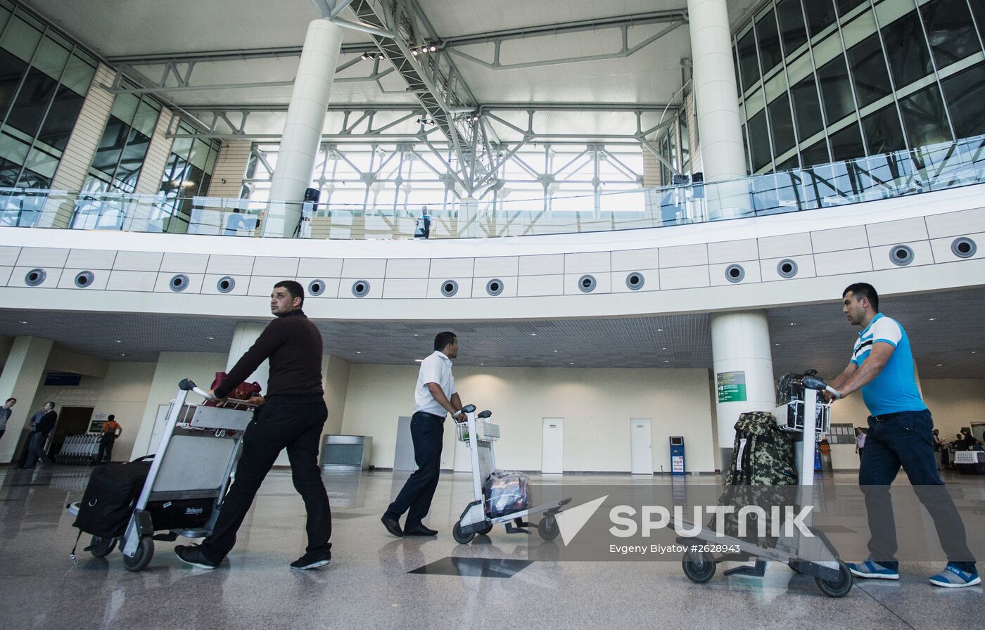 Opening new segment of Domodedovo airport's passenger terminal