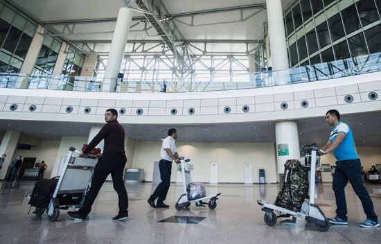 Opening new segment of Domodedovo airport's passenger terminal
