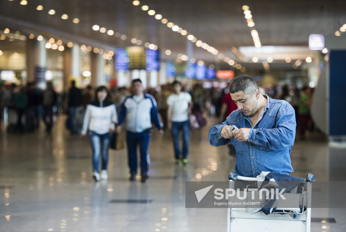 Opening new segment of Domodedovo airport's passenger terminal