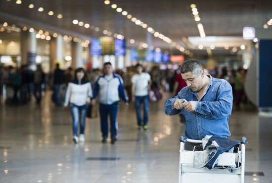 Opening new segment of Domodedovo airport's passenger terminal