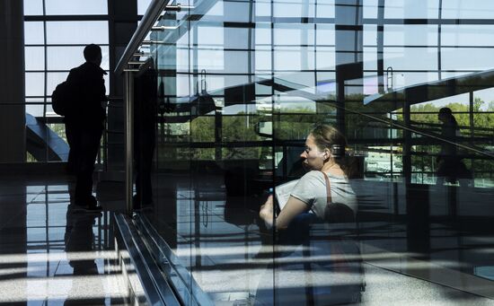 Opening new segment of Domodedovo airport's passenger terminal