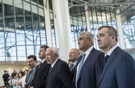 Opening new segment of Domodedovo airport's passenger terminal
