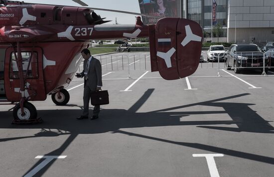 Eighth International Helicopter Technology Exhibition "HeliRussia 2015"