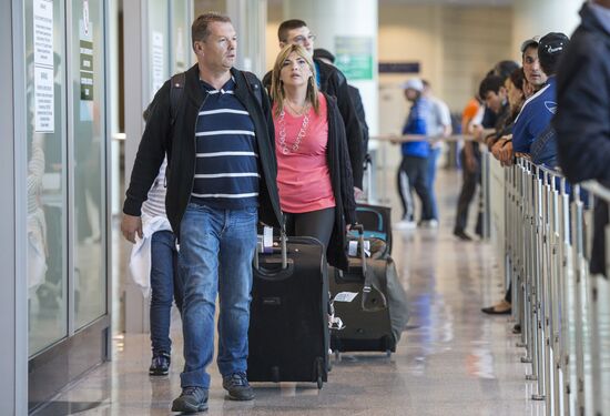 Opening new segment of Domodedovo airport's passenger terminal