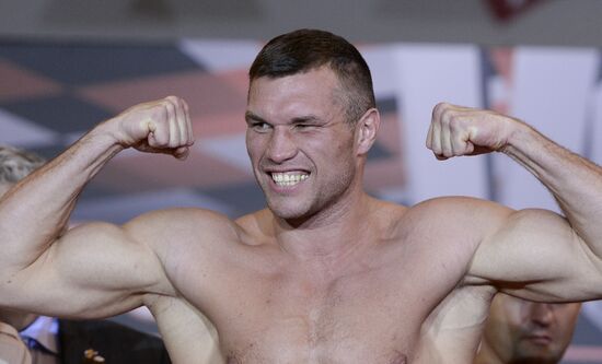 Boxing. Official weigh-ins of Alexander Povetkin and Mike Perez