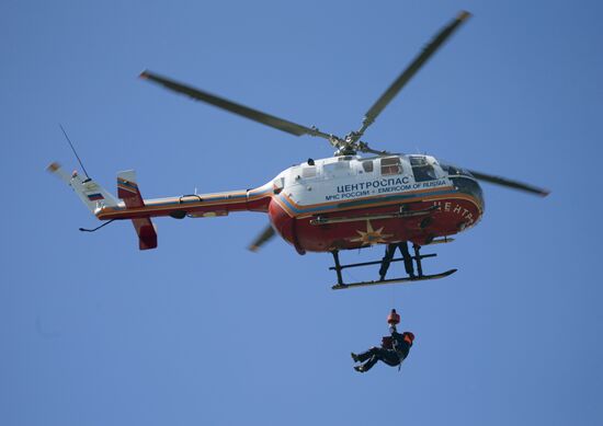 Demonstration exercise, part of the Integrated Safety and Security Exhibition 2015