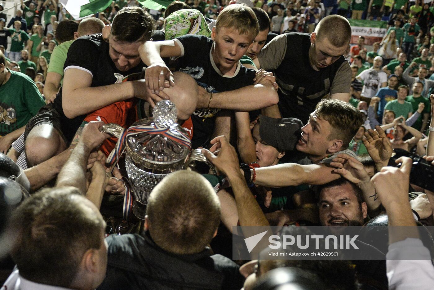 Russian Football Cup. Lokomotiv vs. Kuban. Finals