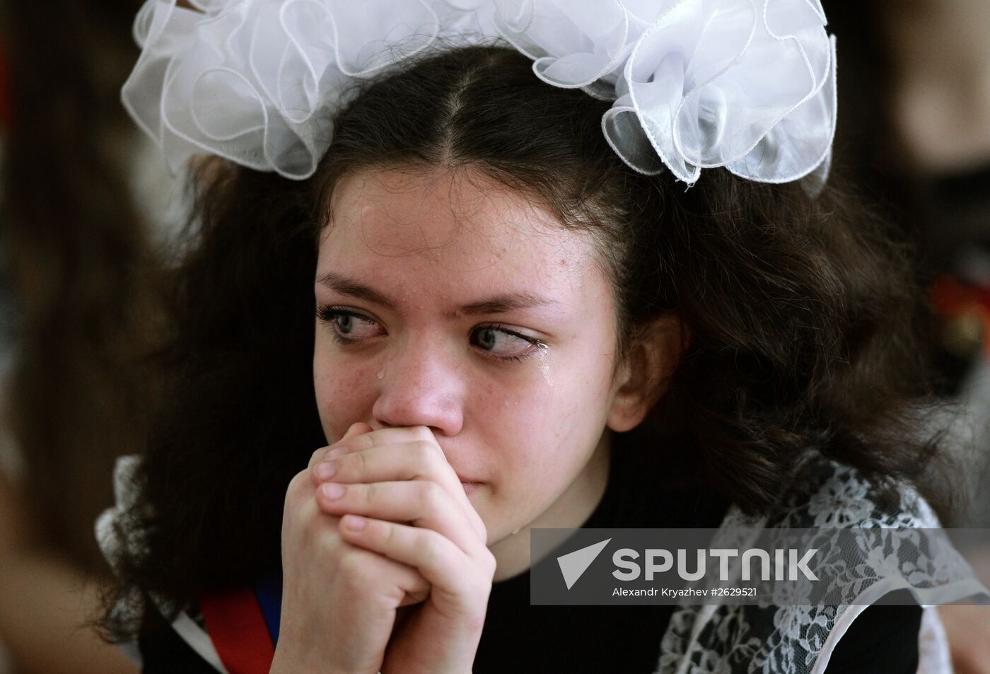 Last school bell in Russian regions