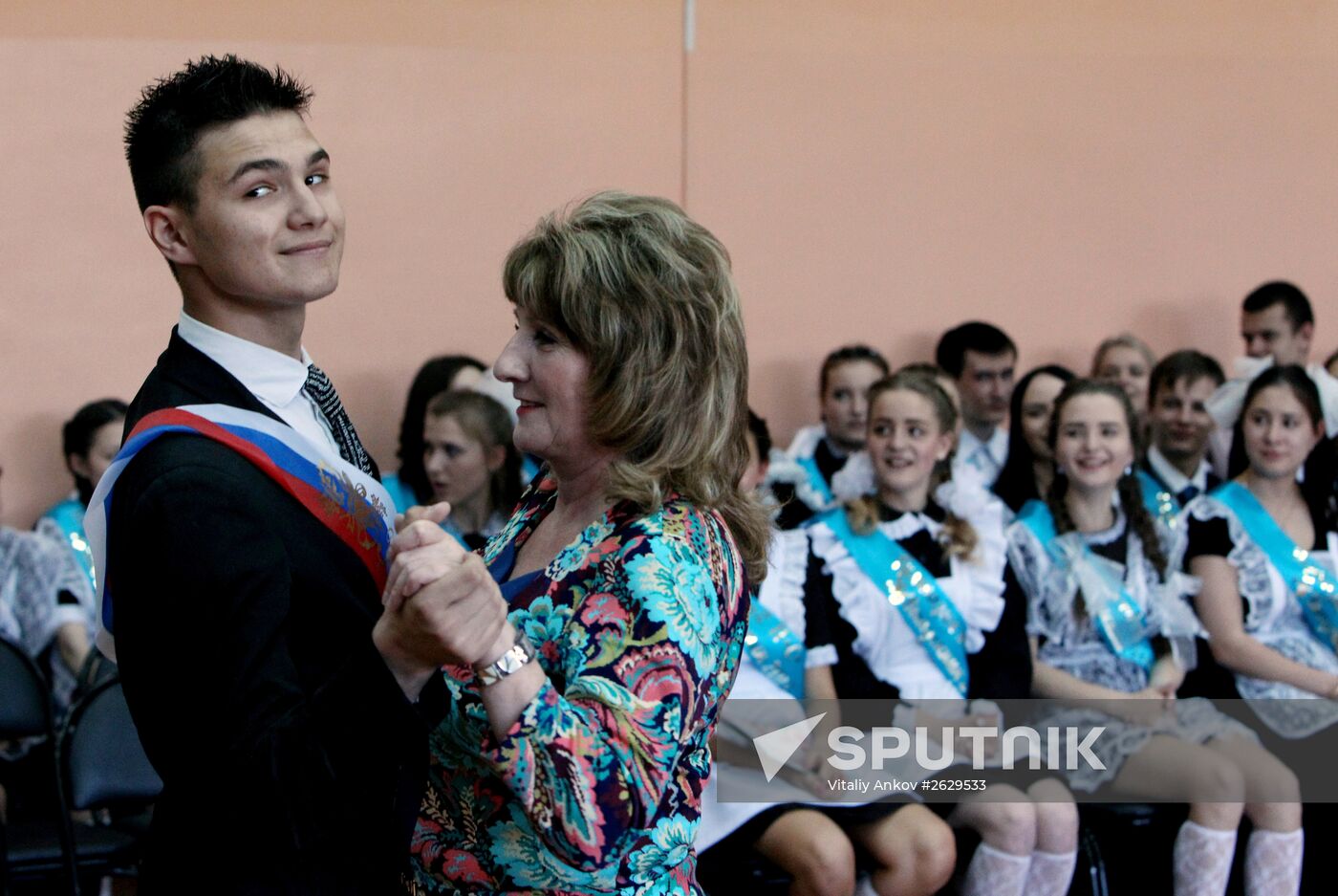 Last school bell in Russian regions