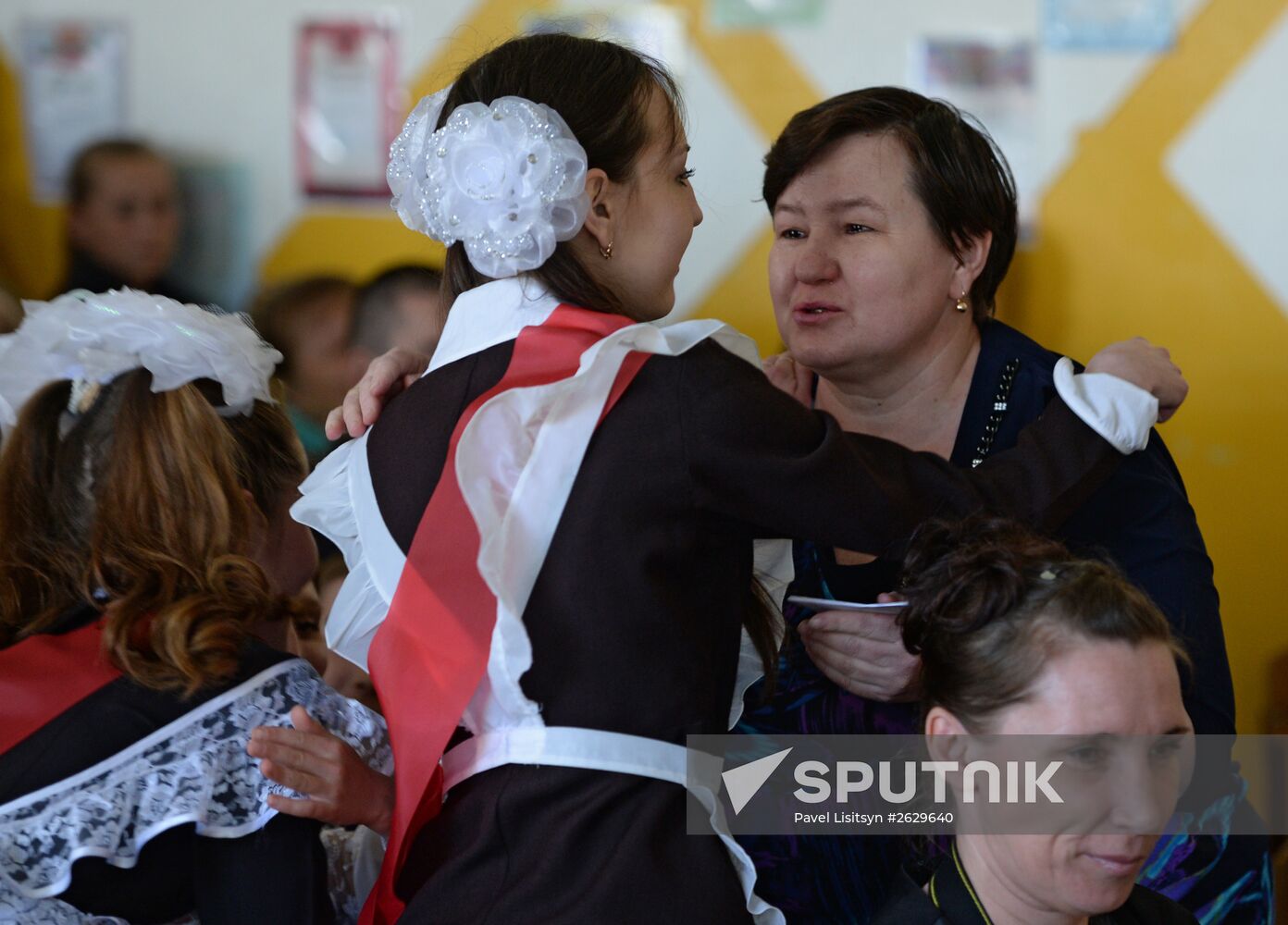 Last school bell in Russian regions