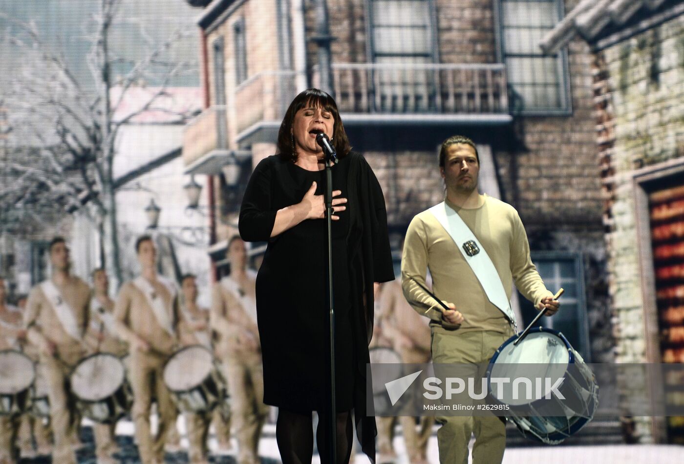 Final rehearsal for the Eurovision -2015 Song Context in Vienna